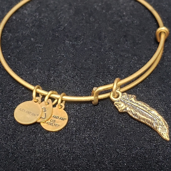 Alex & Ani Coppure Swarovski Feather Brace… - Picture 3 of 10